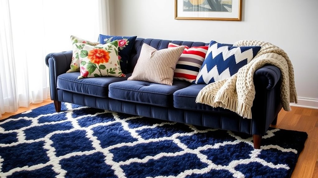 mix prints with home decor