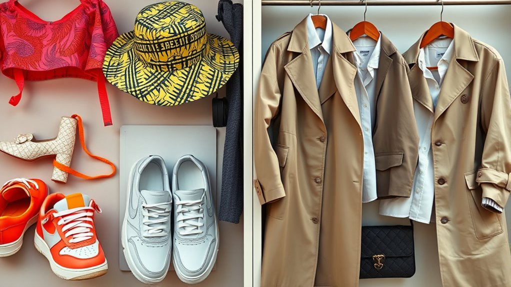 mix trendy and classic