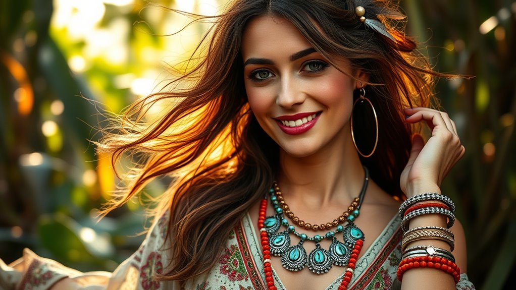 mix vintage ethnic jewelry