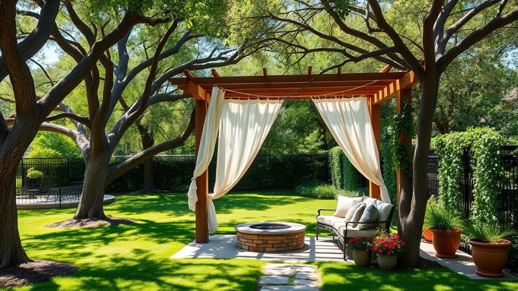 natural greenery enhances outdoor spaces