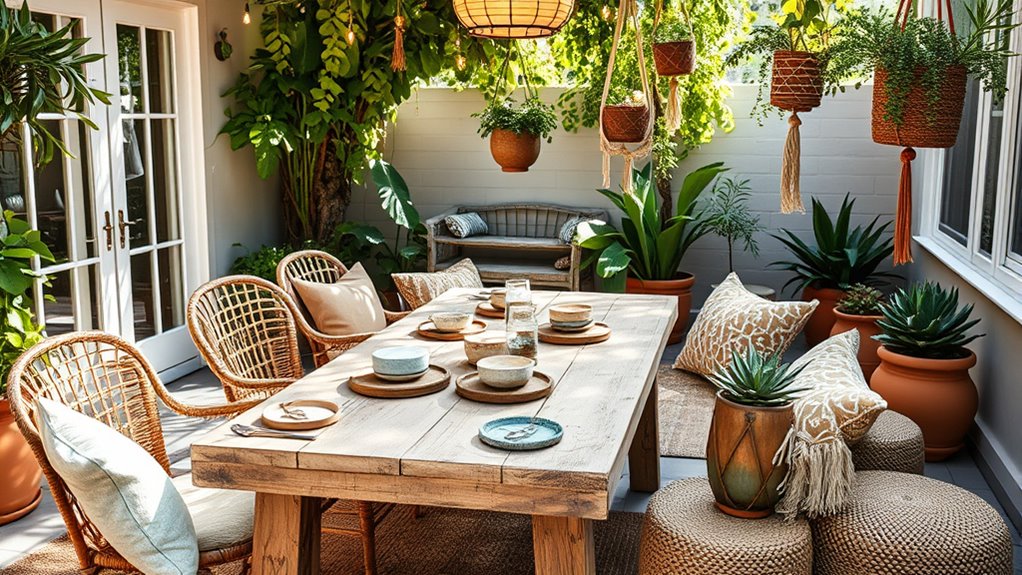 natural textures and materials