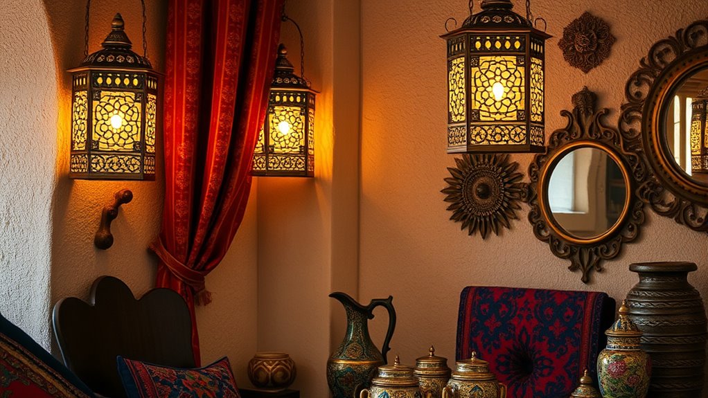 ornate moroccan lighting accessories