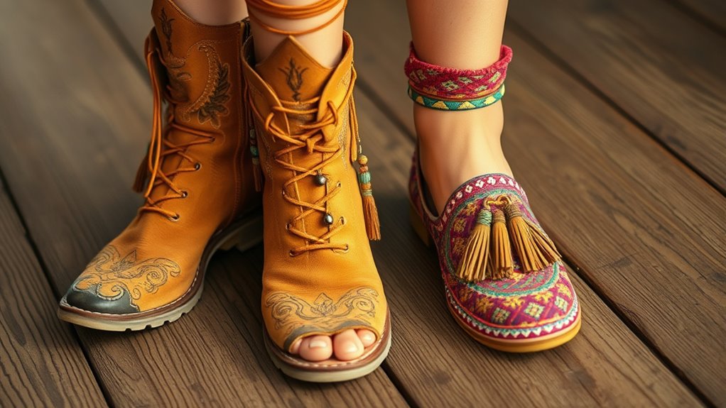 personalized boho footwear accessories