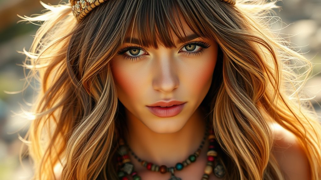 relaxed boho hair styles