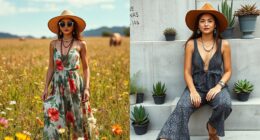 retro hippie style influence