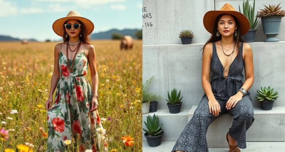 retro hippie style influence