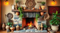 rustic boho hearth renovation