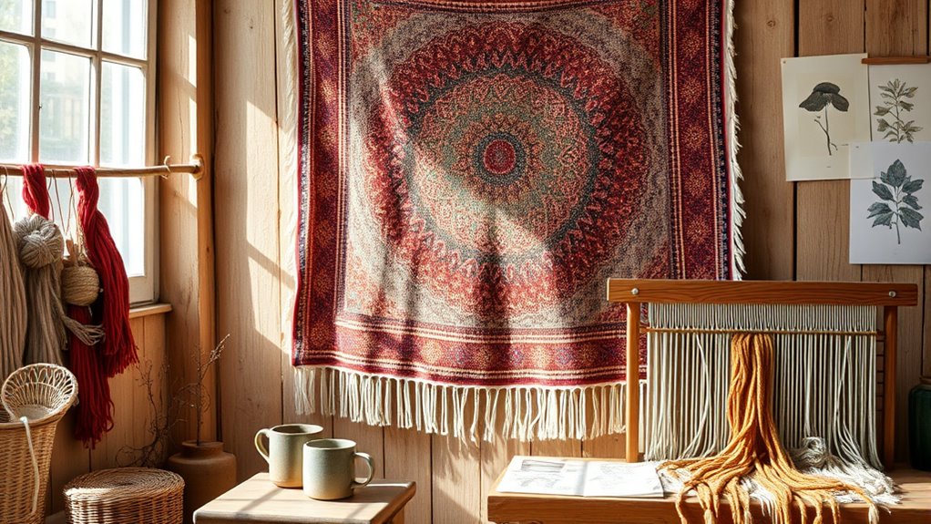 storytelling through woven symbols