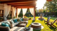 stylish outdoor living spaces