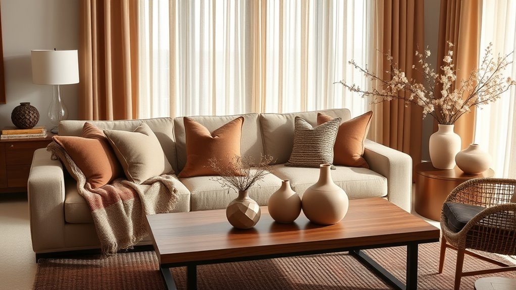 sustainable mocha mousse textiles