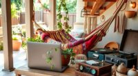 tech meets bohemian balance
