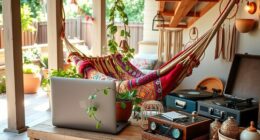 tech meets bohemian balance