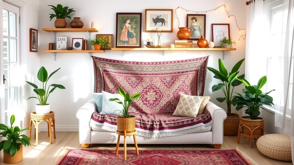 temporary boho decor ideas