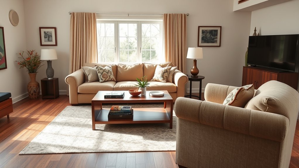 thoughtful furniture arrangement promotes harmony
