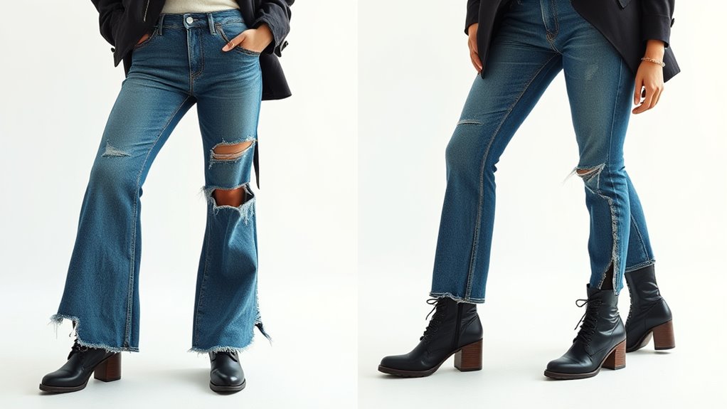 try bold unconventional denim