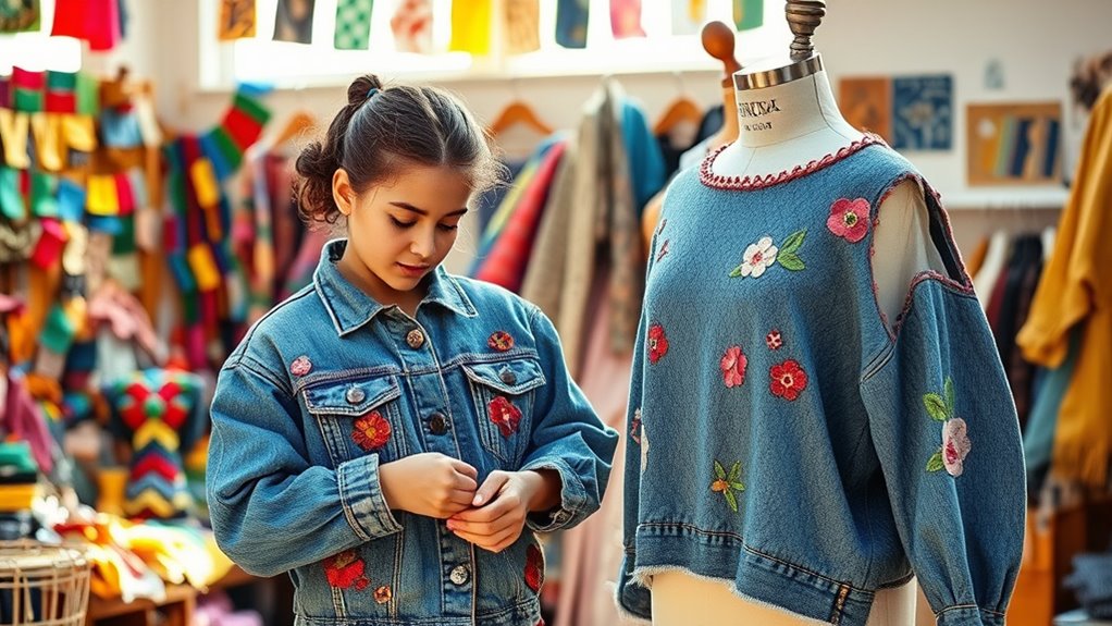 upcycling transforms old clothes