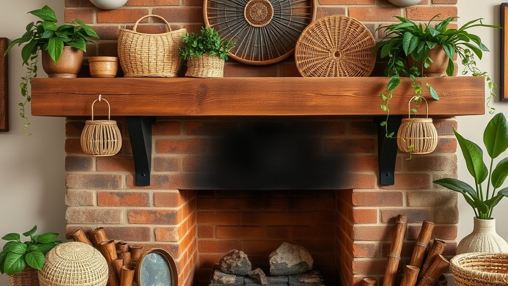 use natural rustic materials