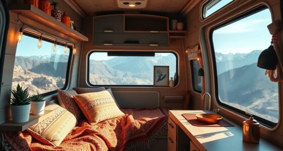 van conversion boho home