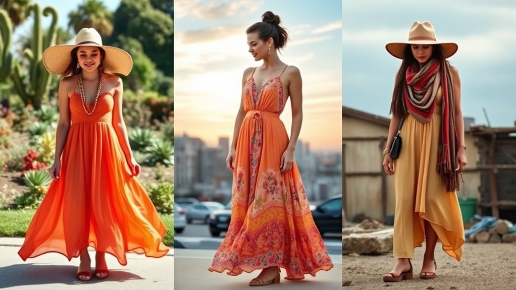 versatile maxi dress styling