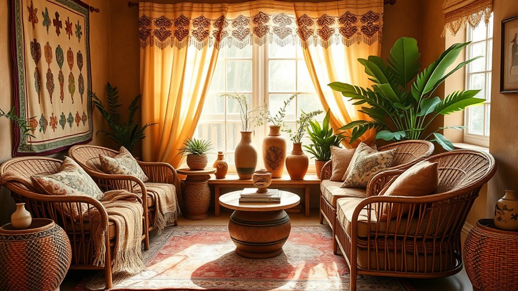 vibrant earthy eclectic style