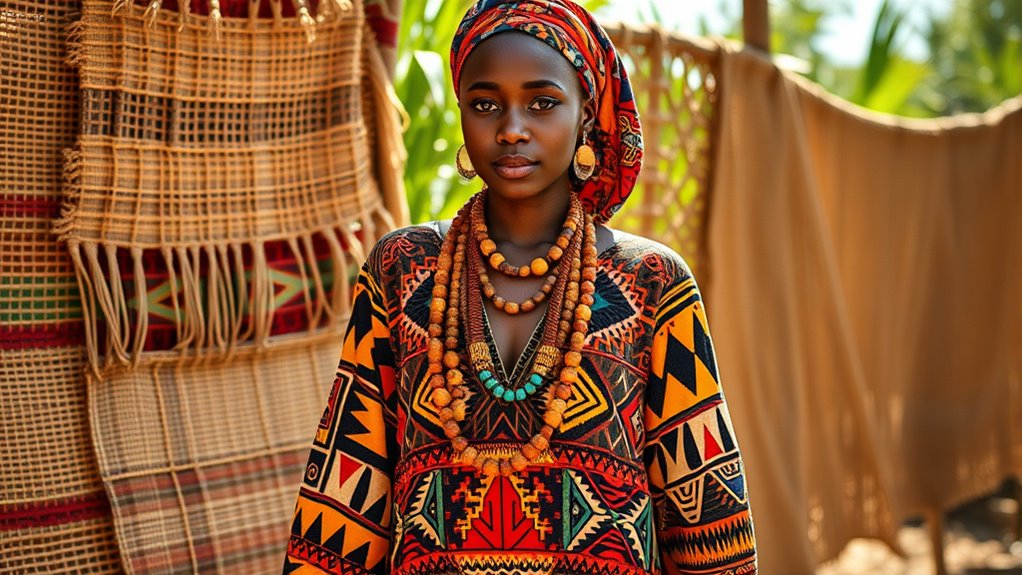 vibrant tribal fashion statement