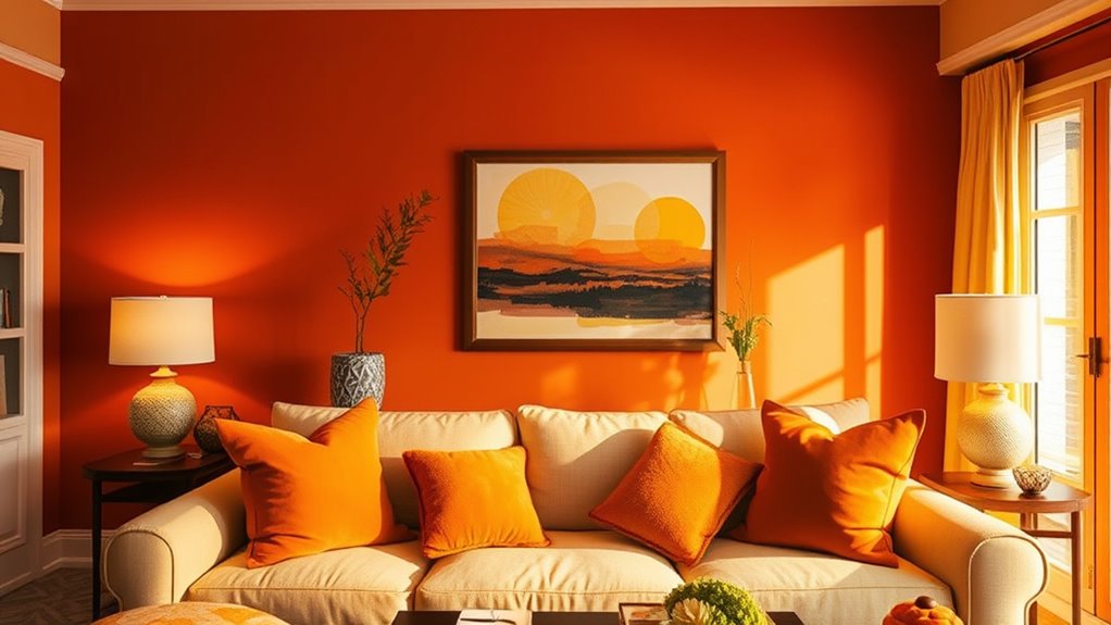 warm colors boost mood