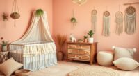 whimsical boho nursery decor