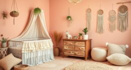 whimsical boho nursery decor