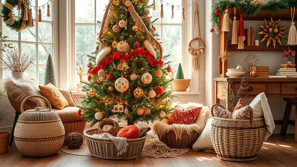whimsical eclectic holiday decor
