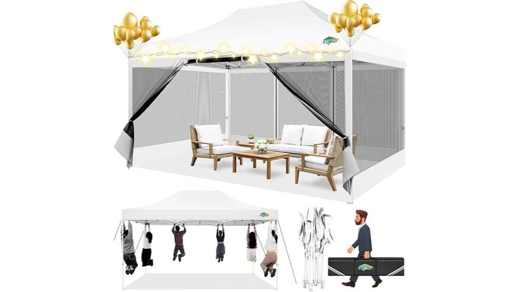 10x15 canopy tent with sidewalls