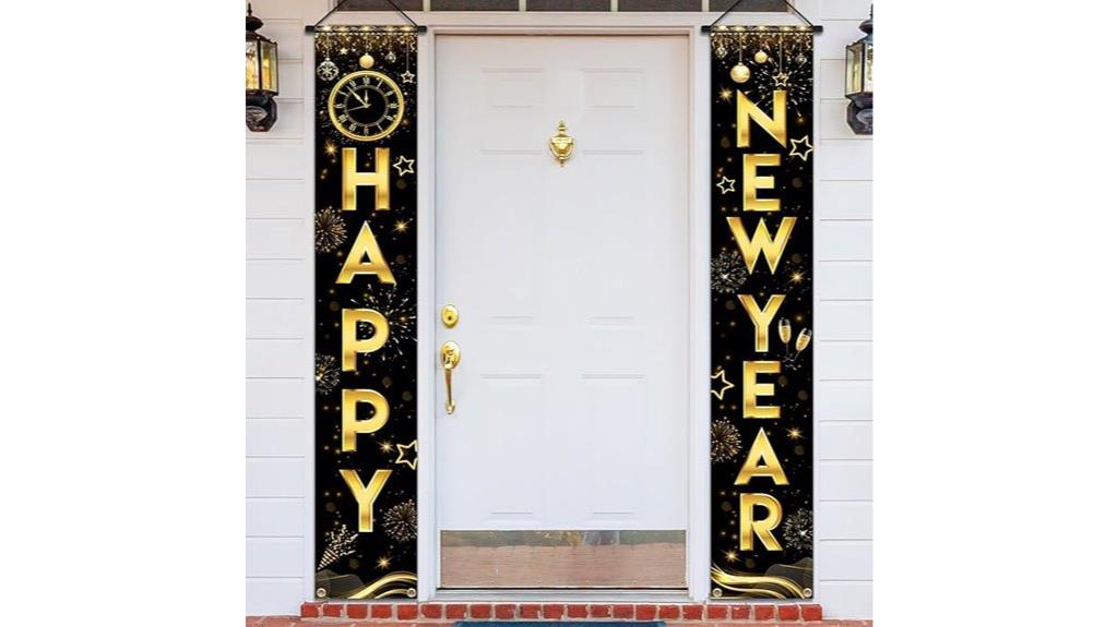 2025 new year porch banner