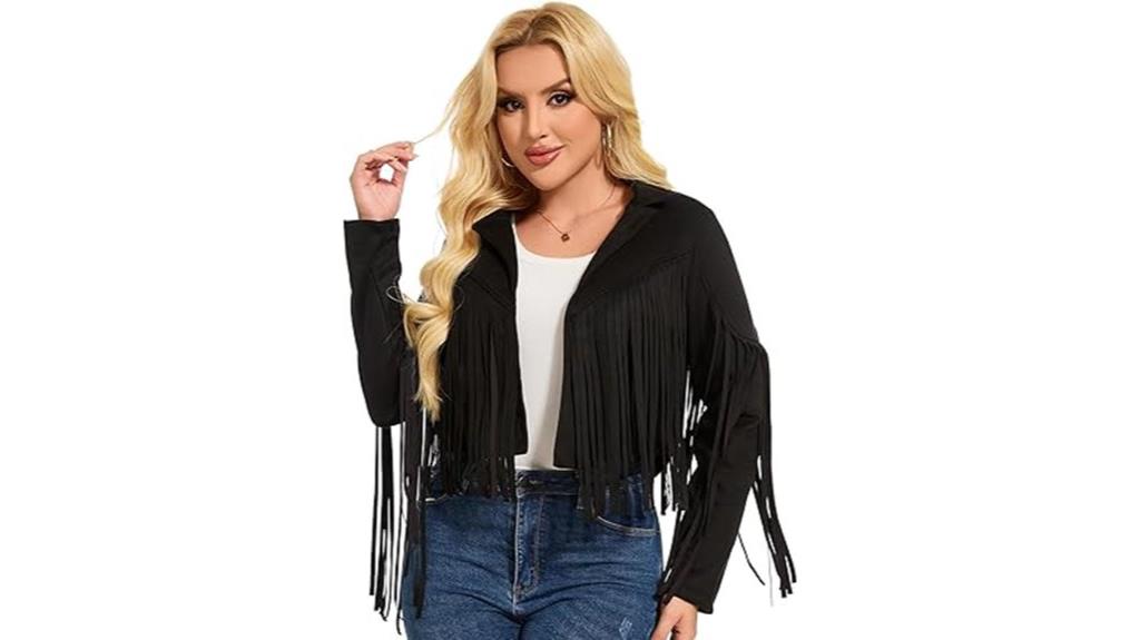 70s faux suede fringe jackets
