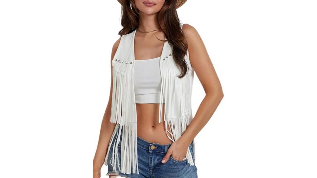 70s hippie faux suede