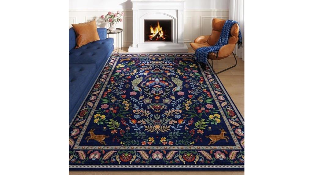 8x10 washable home rug
