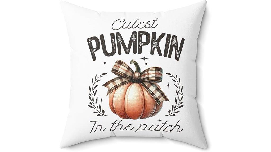 adorable pumpkin patch pillow