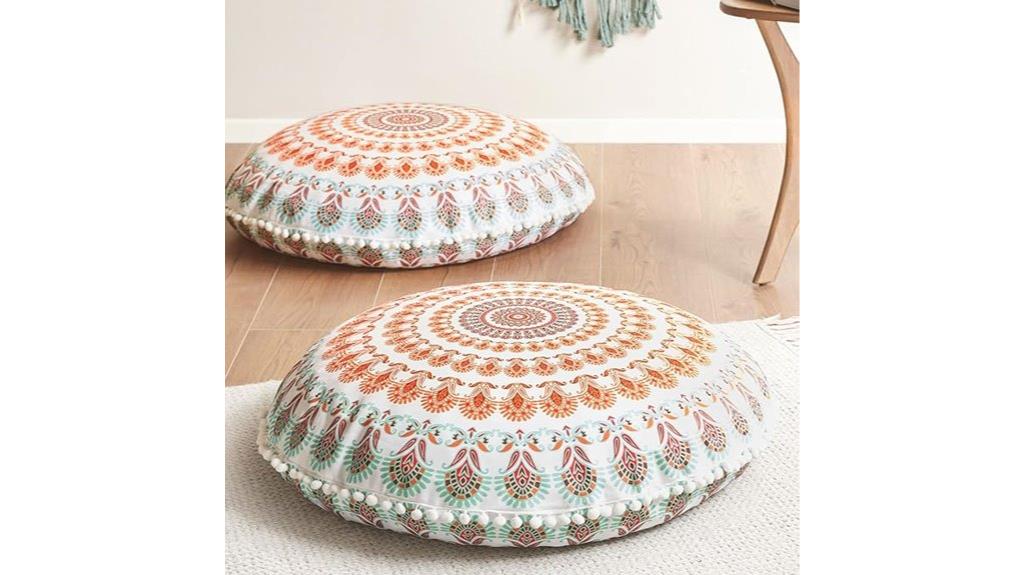 adult floor pillow set