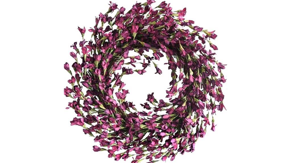 artificial forsythia front wreath