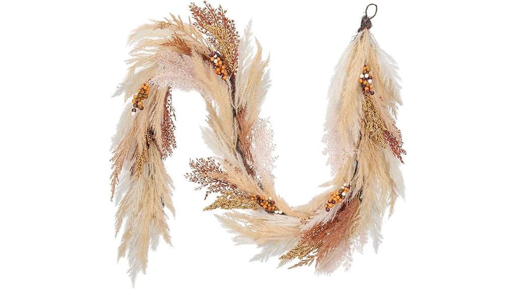 autumn garland with lights