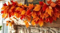 autumn leaf garland decor
