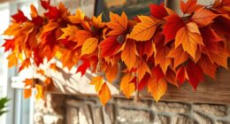 autumn leaf garland decor