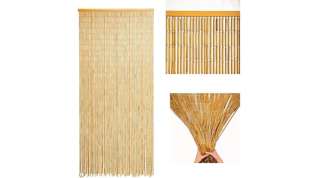 bamboo beaded door curtains