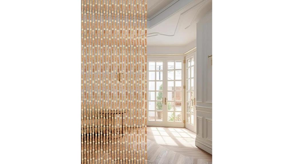 bamboo beaded door divider