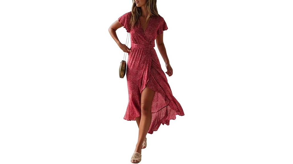 bohemian floral maxi dress