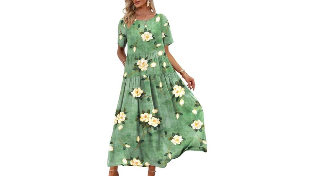 bohemian floral summer dress