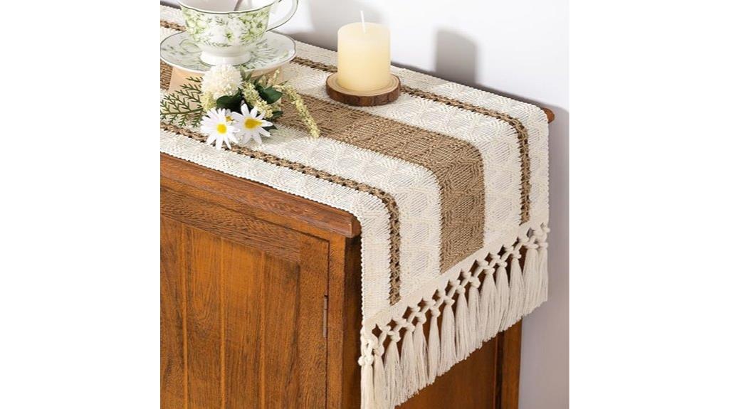 bohemian style table decor