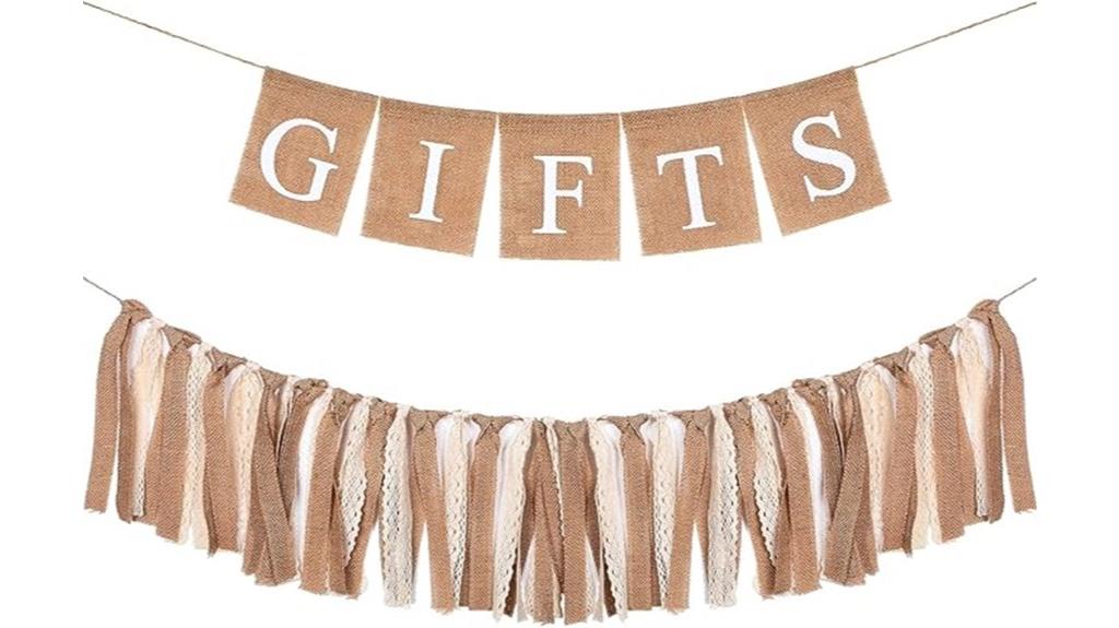 boho baby shower banner