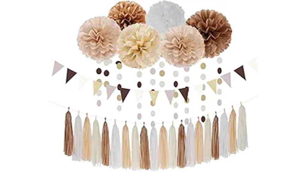 boho baby shower decor