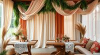 boho baby shower decor