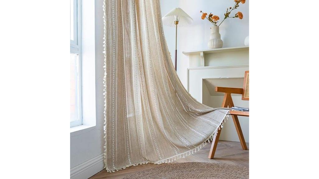 boho bedroom living curtain