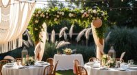 boho bridal shower decor